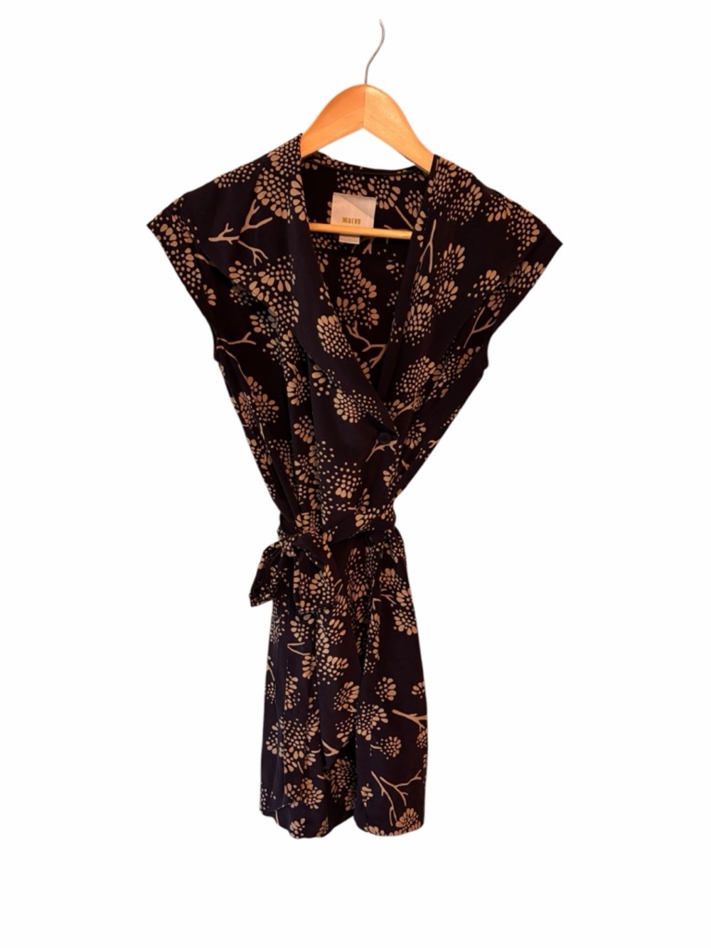 Anthropologie Maeve Floral 100% Silk Dress
